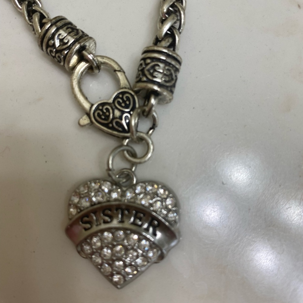 Bracelet sister charm bracelet